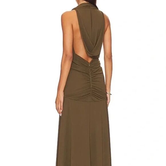 Ronny kobo Hunter Dress in Fern Large - Picture 3 of 15